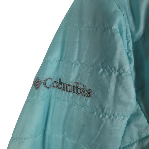 Columbia Omni Heat Front Zip Pockets Mint Color Unisex KIDS Jacket XXS - Picture 4 of 7